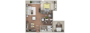 Albion at Morrow Park - B2 Floor Plan