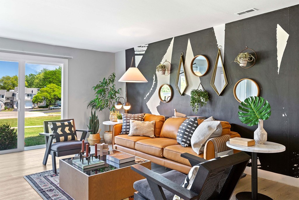 Albion on Northwest Apartment Living Room