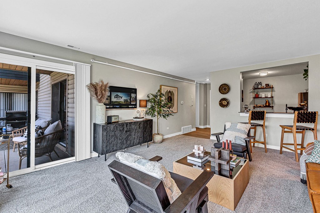 Albion on Northwest Apartment Living Room