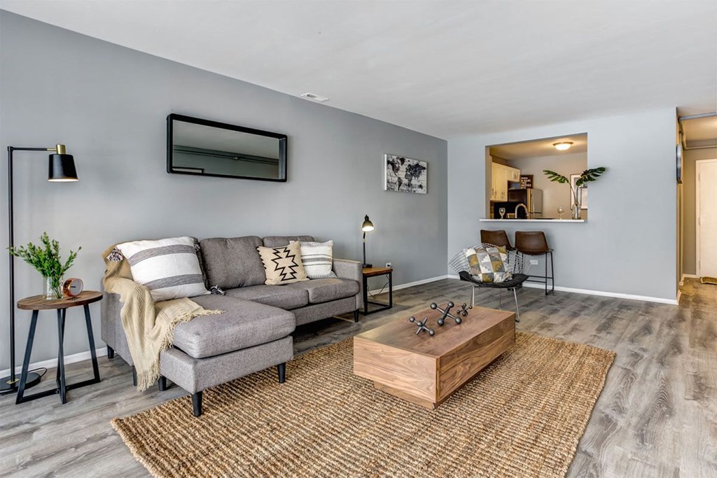 Albion on Northwest Apartment Living Room