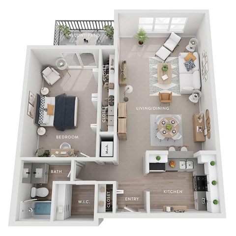 A diagram of a house layout with labeled rooms such as kitchen, living room, and bathroom.