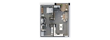 A1 Floor Plan Arkansas Apartments