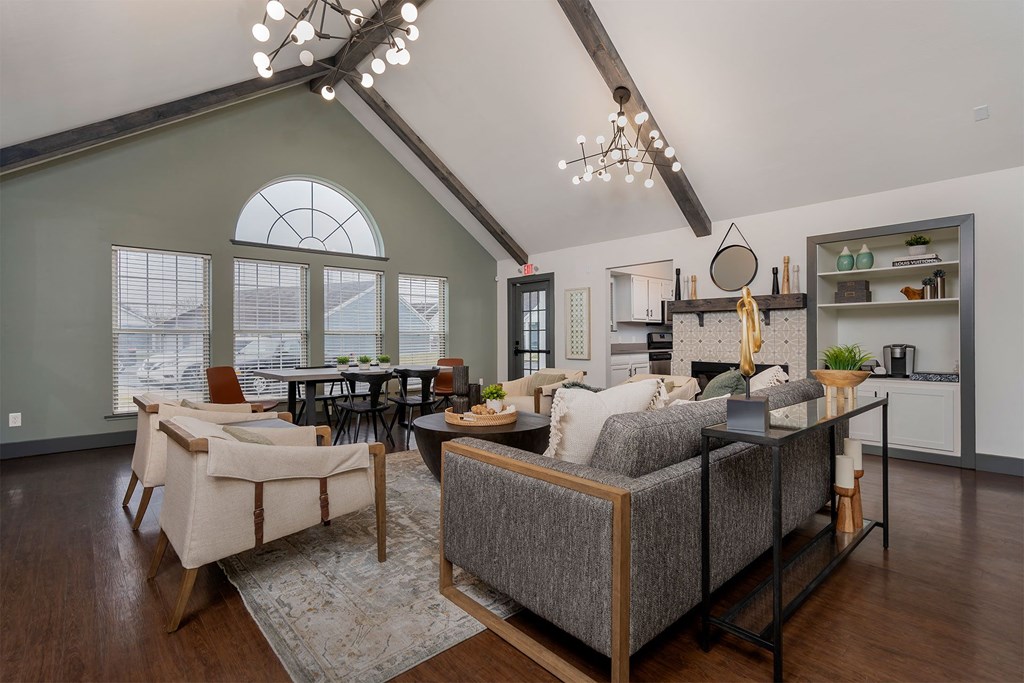 apartment club house lounge