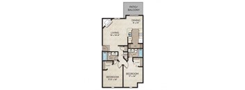 camden place apartments floor plan c1