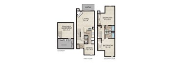 camden place apartments floor plan cth2