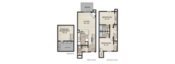 camden place apartments floor plan cth1
