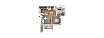 Champions Gate Apartments in San Antonio A3 Floor Plan