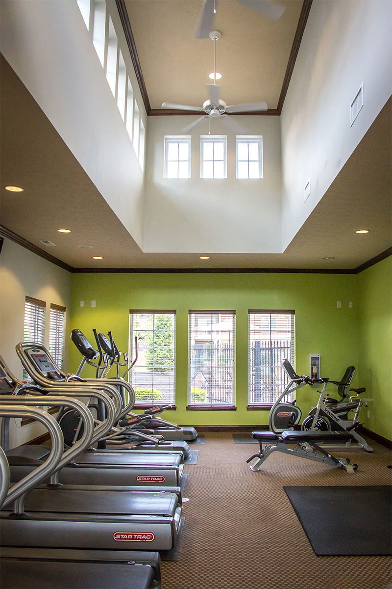 canon club at perry crossing apartments fitness center
