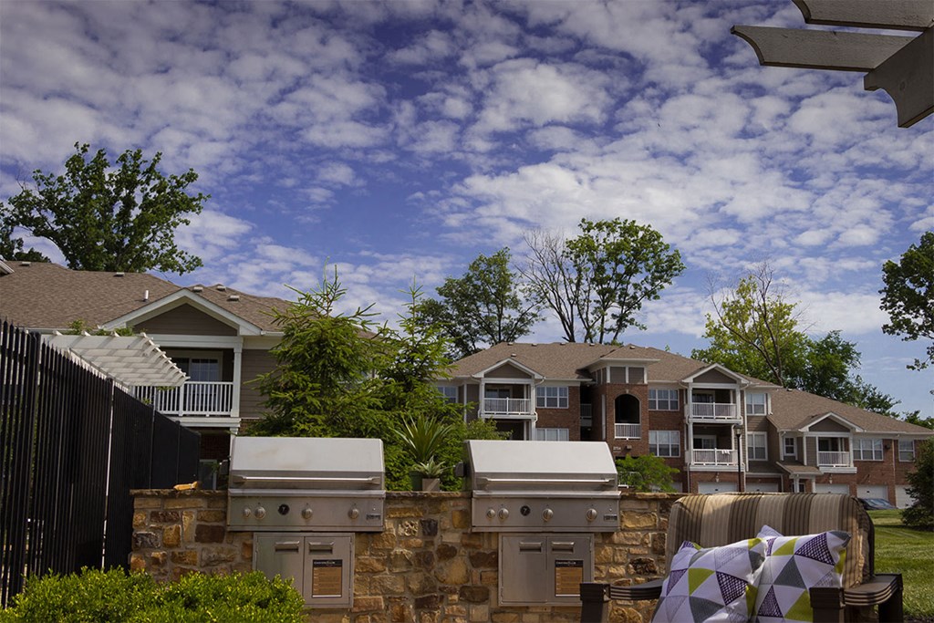 canon club at perry crossing apartments grill station