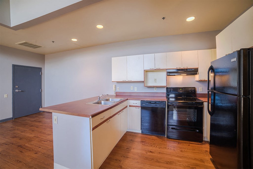 central high stephenson mills apartments  kitchen