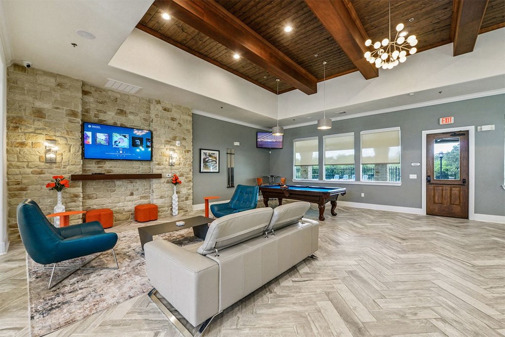 Champions Gate Apartments in San Antonio Pool Table