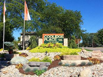 coolidge place townhomes sign