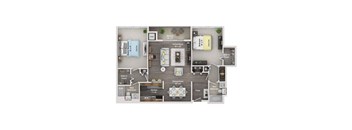 detroit city apartments 2 bed 2 bath floor plan c3