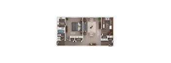 a 2103 sq ft floor plan  1 bedroom  129