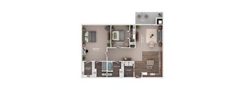 a 2103 sq ft floor plan  1 bedroom  1190 square feet