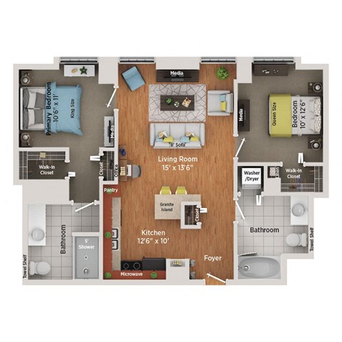 63 E Lake Street Studio-2 Beds Apartment for Rent - Photo Gallery 47