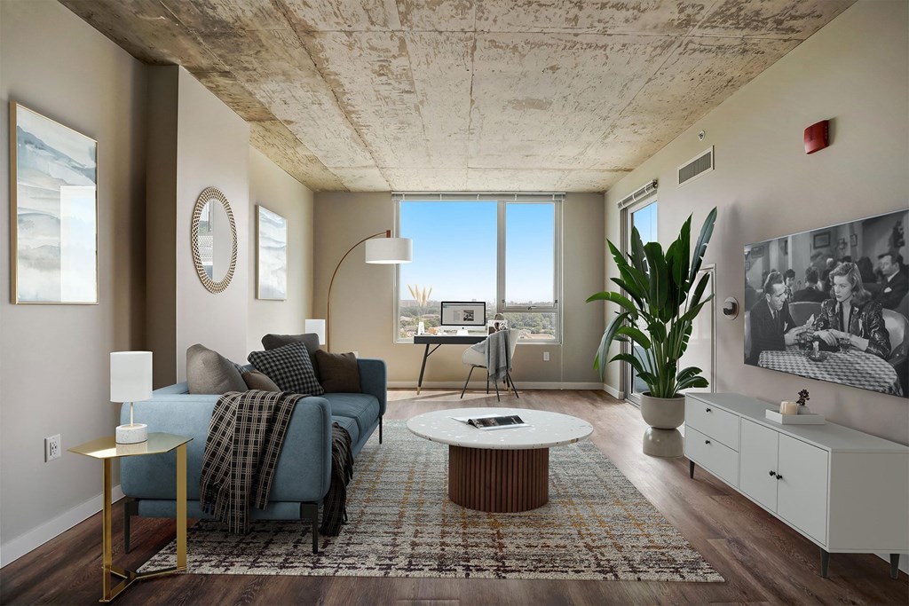 EO Madison Yards A7 Living Room