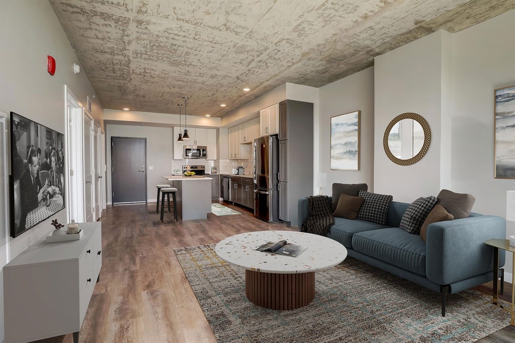 EO Madison Yards A7 Living Room