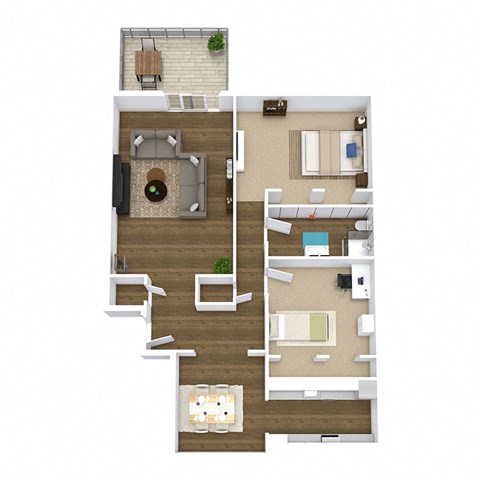 a floor plan of a house