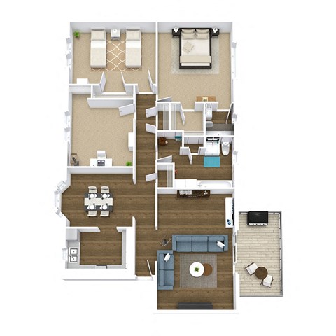 a floor plan of a house