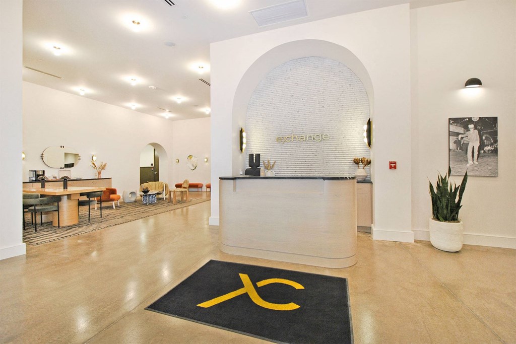 the lobby or reception area of cc cc hotel