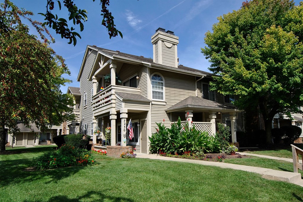 apartment building extrance