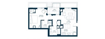 Forte on the Park Minneapolis A8 Floor Plan