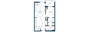 Forte on the Park Minneapolis A9 Floor Plan