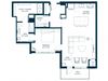 Forte on the Park Minneapolis AP5 Penthouse Floor Plan