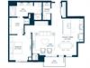 Forte on the Park Minneapolis AP6 Penthouse Floor Plan