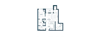 Forte on the Park Minneapolis B1 Floor Plan