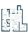 Forte on the Park Minneapolis B1 Floor Plan