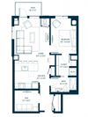 Forte on the Park Minneapolis B2 Floor Plan