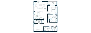 Forte on the Park Minneapolis C1 Floor Plan