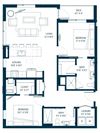 Forte on the Park Minneapolis C1 Floor Plan