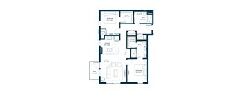 Forte on the Park Minneapolis C2 Floor Plan