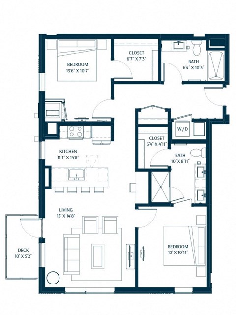 Forte on the Park Minneapolis C2 Floor Plan