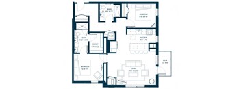 Forte on the Park Minneapolis C3 Floor Plan