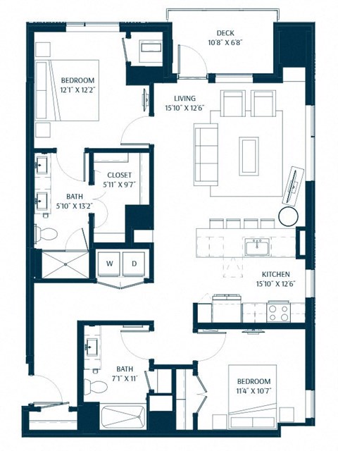 Forte on the Park Minneapolis C5 Floor Plan