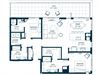 Forte on the Park Minneapolis CP8 Penthouse Floor Plan