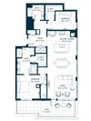 Forte on the Park Minneapolis CP9 Penthouse Floor Plan