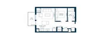 Forte on the Park Minneapolis V1 Floor Plan