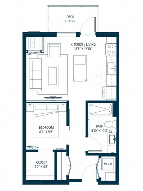 Forte on the Park Minneapolis V5 Floor Plan