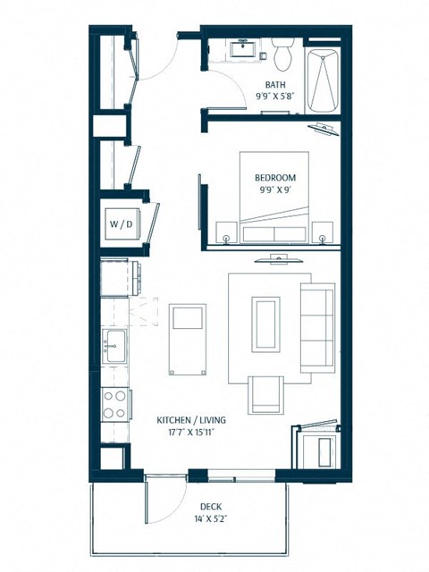 Forte on the Park Minneapolis V7 Floor Plan