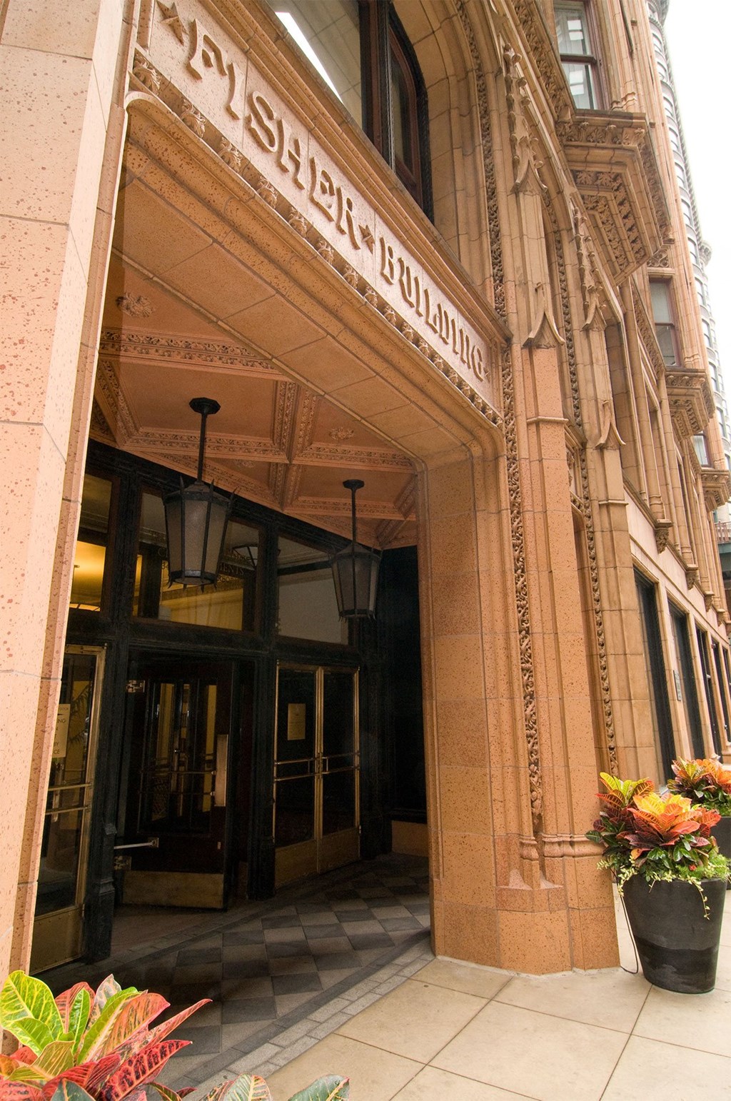 the front door of the shelby building