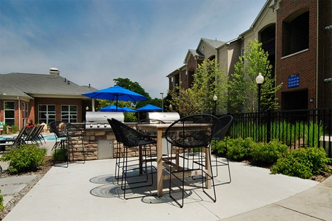 fairlane town center apartments outdoor grilling station