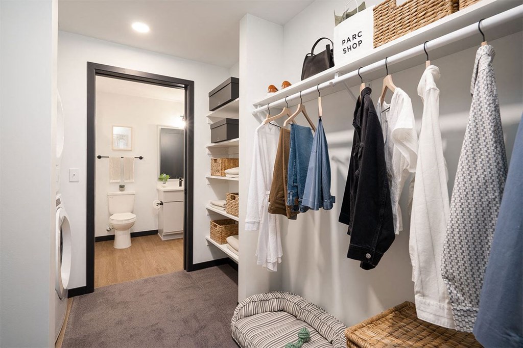 forte on the park apartments walk in closet