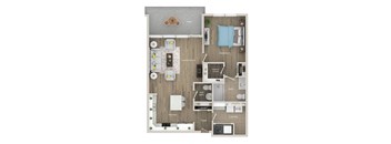 a floor plan of a home
