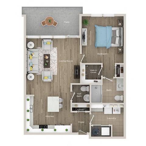 a floor plan of a home