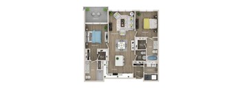 a floor plan of a house